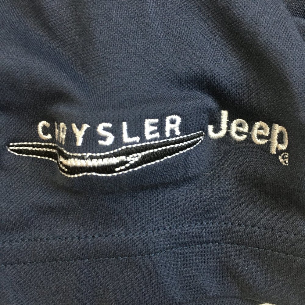 TRAVIS MATHEW Dark Blue Dodge Ram Chrysler Jeep Embroidery Short Sleeve Shirt - Picture 9 of 12